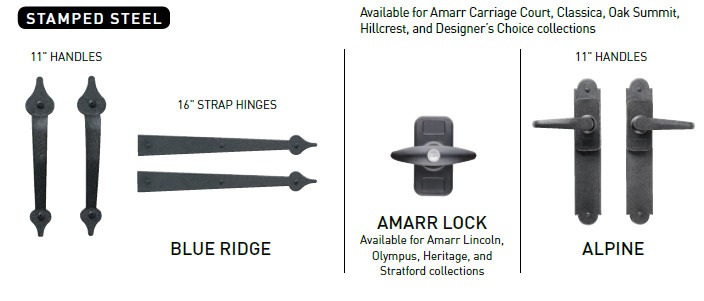 Stamped Steel Garage Door Hardware