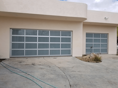 Modern Garage Doors with glass