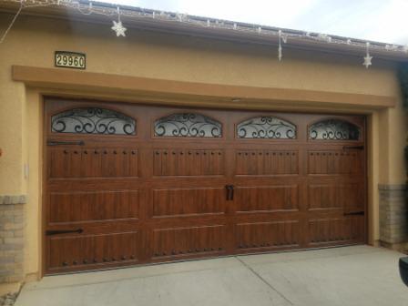 Wood Looking Garage Doors with Windows